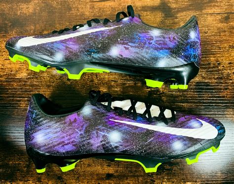 Custom Nike Soccer Cleats - Galaxy theme : r/Customsneakers