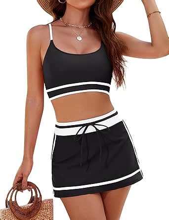 Amazon Blooming Jelly Women S High Waisted Bikini Sets Sporty Two