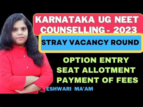 KEA Stray Vacancy Schedule 2023 Option Entry Fee Payment Reporting To