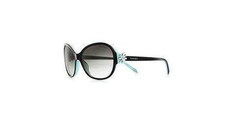 Tiffany Garden Round Sunglasses In Tiffany Blue Acetate With Austrian Crystals Tiffany And Co