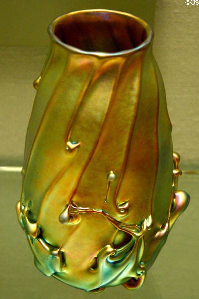 Steuben Gold Aurene Glass Vase At Corning Museum Of Glass Corning Ny