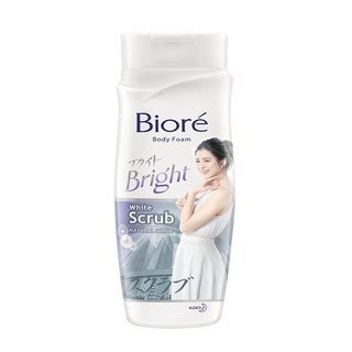 Jual BIORE BODY FOAM BRIGHT WHITE SCRUB BOTOL 100 ML Shopee Indonesia