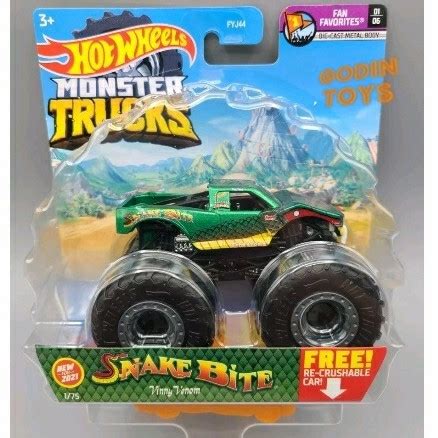 Jual Monster Trucks Snake Bite Hot Wheels Truck Hotwheels Kota Tangerang Godin Toys Tokopedia