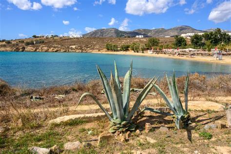 Punda Beach Paros stock photo. Image of island, sand - 223519682