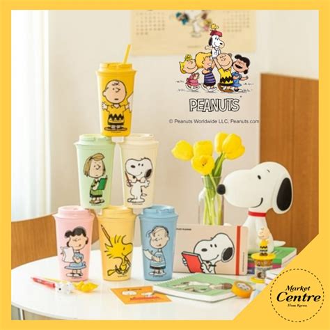 Peanuts Tumbler Snoopy And Friends Tumbler Thermos Snoopy Linus