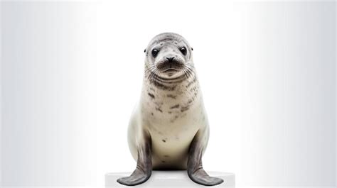 Premium Photo | Photo of a cute Seal isolated on white background