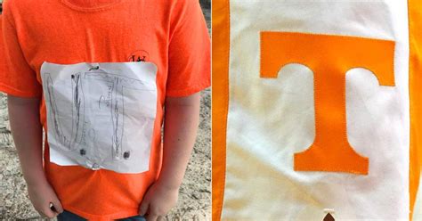 Th Grader Got Bullied For Homemade University Of Tennessee Shirt The