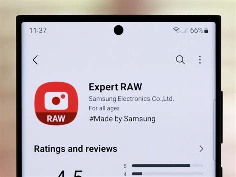 Samsung lanza una nueva versión de la App Expert RAW para usuarios de