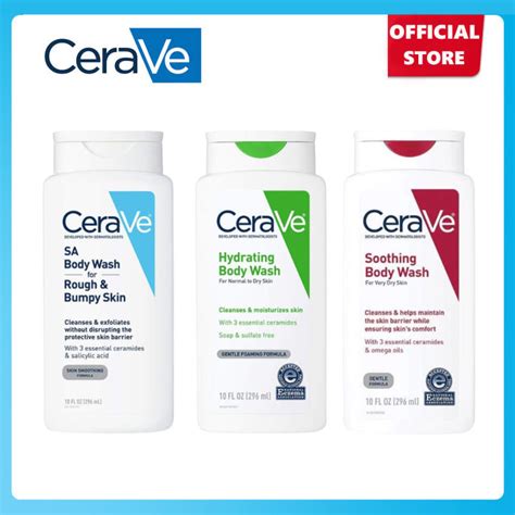 Cerave Sa Body Wash For Rough And Bumpy Skin Salicylic Acid Body Wash