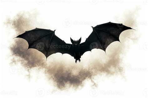 Large black bat flying through the sky. Generative AI 31581327 Stock ...