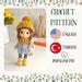 Pera Doll Crochet Pattern Amigurumi Crochet Doll Pattern Doll Pattern