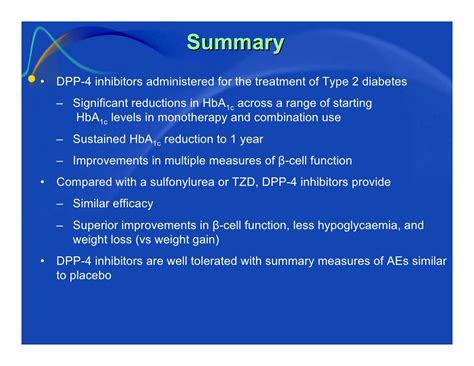 An Update On Dpp 4 Inhibitors In The Management Of Type 2 Diabetes