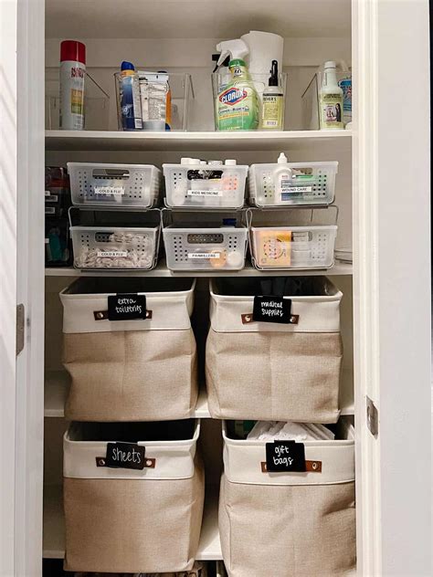 Linen Closet Organization Tips Tricks Dulceny