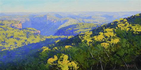 Blue Mountains Australia Painting By Graham Gercken Fine Art America