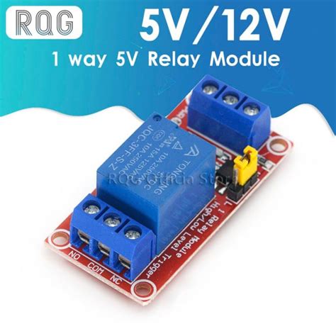 5V 12V One 1 Channel Relay Module Board Shield With Optocoupler Support