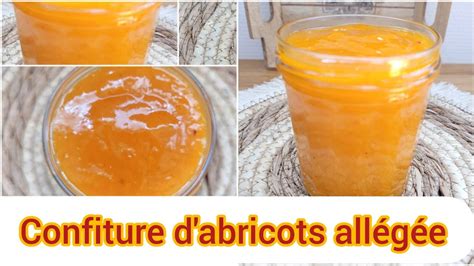 Recette Confiture D Abricots All G E En Sucre