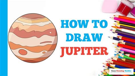 How To Draw Jupiter Easy Step By Step Drawing Tutorial For Beginners