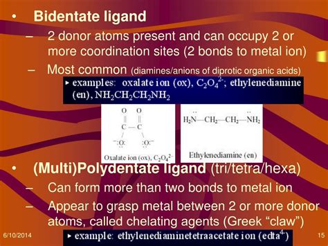 Ppt Transition Metals Ligands Powerpoint Presentation Free