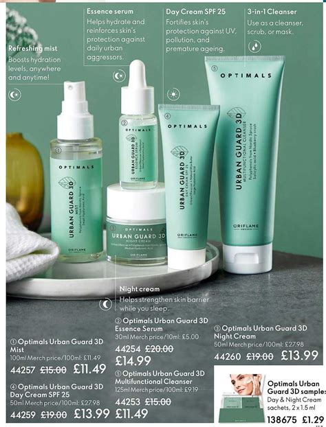 Promo Optimals Urban Guard 3d Mist, Optimals Urban Guard 3d Day Cream ...
