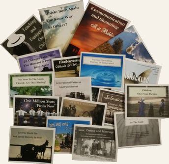 34-Pack Samples (Gospel Tracts & Booklets) - Mission to Amish People