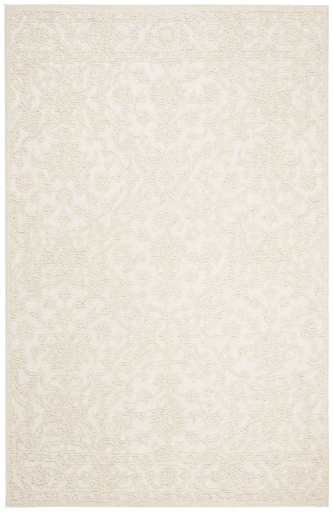 Safavieh Martha Stewart Trace Floral Area Rug Ivory 5 X 8