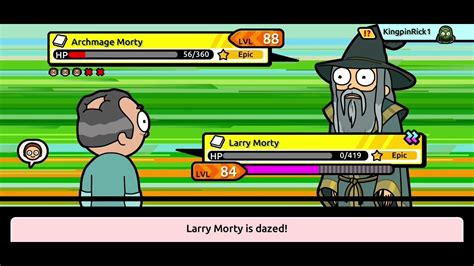 Probando A Morty Larry Primera Parte Pocket Mortys Multijugador YouTube