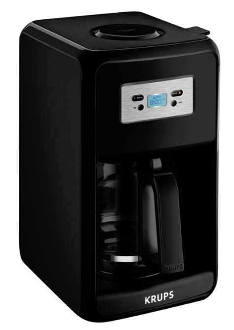 Savoy 12 Cup Programmable Digital Black Coffee Maker Krups