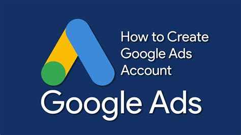 How To Create Google Ads Adwords Account Youtube