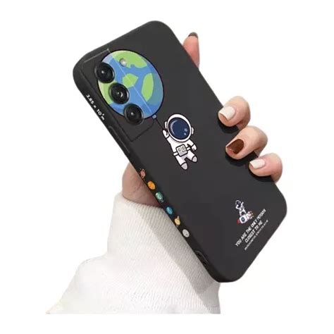 Funda Para Samsung Silicona Líquida De Astronauta Correas Cuotas