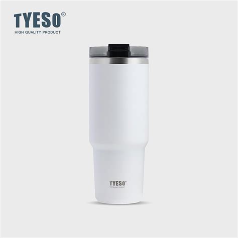 TYESO TS 8726C TS 8727C 600ml 900ml Vacuum Insulated Tumbler Keep Cold And Hot With Silicon
