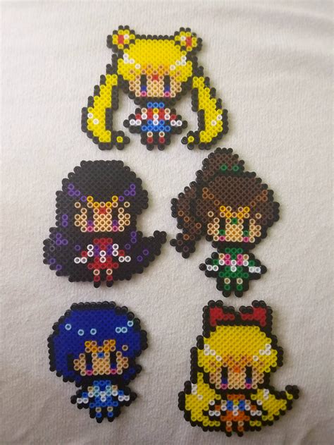 Sailor Moon Perler Beads By Subarashurii Perler Bead Art Sailor Moon Sexiz Pix