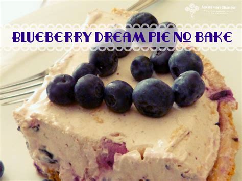 No Bake Blueberry Dream Pie Recipe | Winter and Sparrow