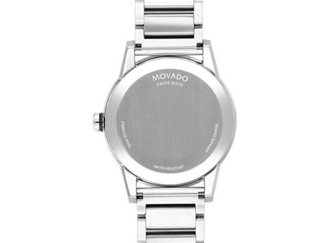 Movado Museum Sport Blk Dial Ss Bracelet Watch 0607557