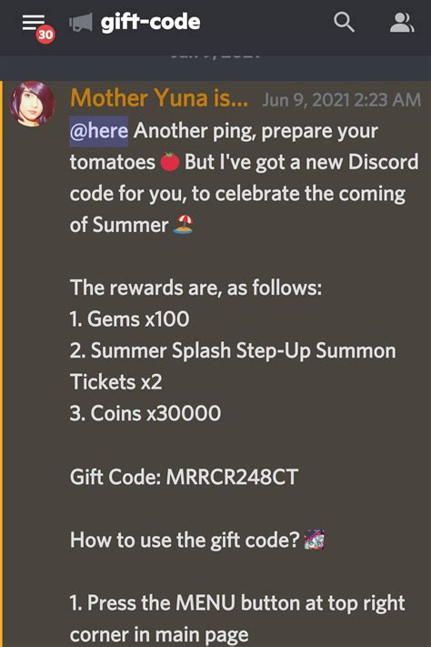 discord gift code, apply code in game. : r/ProjectQT