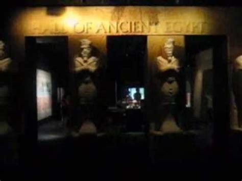 Replicas Of The Rosetta Stone And The Bust Of Nefertiti At The New Hall