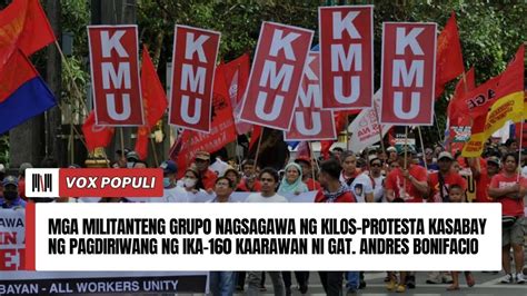 Grupo Nagsagawa Ng Kilos Protesta Kasabay Ng Pagdiriwang Ng Ika