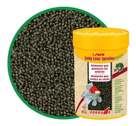 Alimento para peces Sera Goldy Color Spirulina 39g Cuotas sin interés