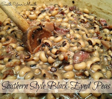 South Your Mouth Southern Style Black Eyed Peas