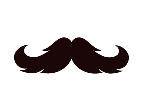 Black Mustache Male Accessory Vector Art At Vecteezy