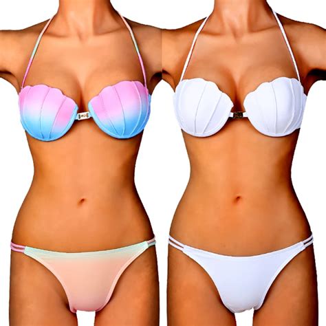 Popular Shell Bikini Top Buy Cheap Shell Bikini Top Lots From China