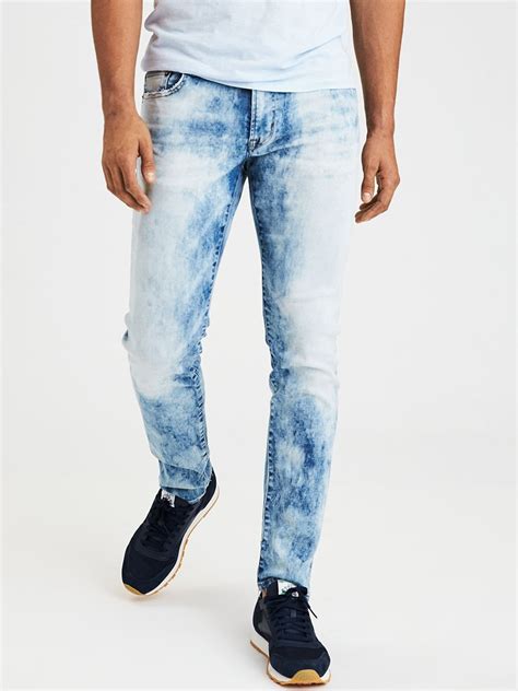 Buy American Eagle Outfitters Men Blue Slim Fit Mid Rise Clean Look