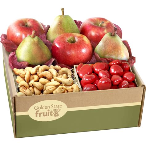 Golden State Fruit Gourmet Best Wishes Classic Fruit And Snacks T Box 1 Pack