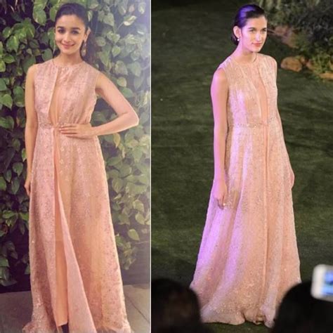 Alia Bhatt Looks Mesmerising In This Blush Floral And Vine Embroidered