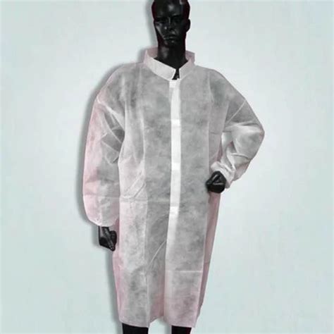 Nylon Round White Nonwoven Lab Coat At Rs 560 Piece In Jaipur ID