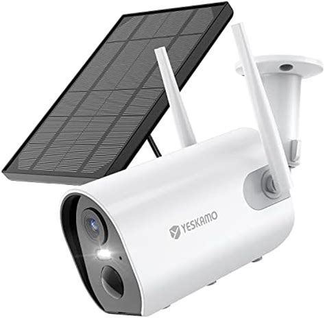 Yeskamo Camera Surveillance Wifi Exterieure Sans Fil P Hd Camera Ip