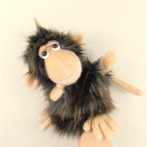 Marmoset Puppet For Hand Puppet Theater Plush Monkey Glove Etsy