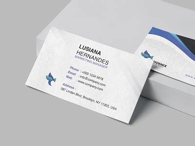 Simple Minimalist Business Card designs, themes, templates and ...