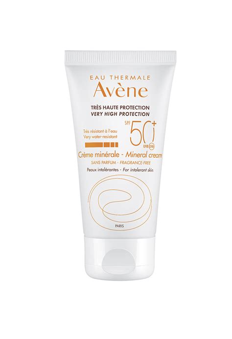 Crème Minérale Très Haute Protection Spf 50 Avène Flacon De 50 Ml