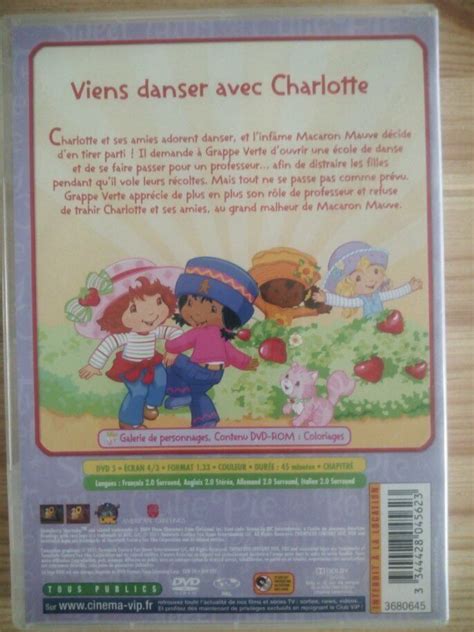 Dvd Charlotte Aux Fraises Le Bal De Charlotte Aux Fraises Ebay