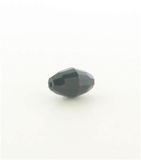 X Mm Swarovski Crystal Oval Bead Jet Crystal Findings